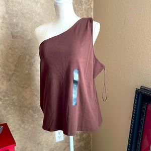 Women’s one shoulder tank